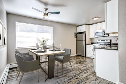 Floor plan for 2 beds, 1 bath, 850 sqft